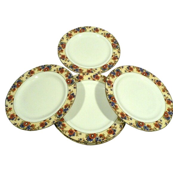 Plates Aynsley Floral 6-piece set made in England - Picture 9 of 12